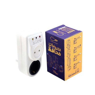 محافظ دیواری دو پریز 10 آمپر زانیس