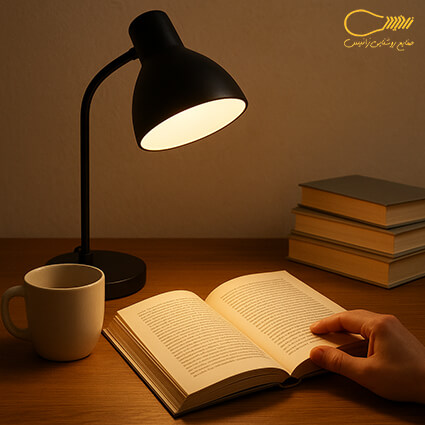 نور مناسب برای مطالعه