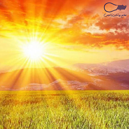 نمونه ای از یک منبع نور طبیعی